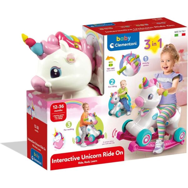 Baby Clementoni 3'ü 1 Arada İnteraktif Unicorn 17883
