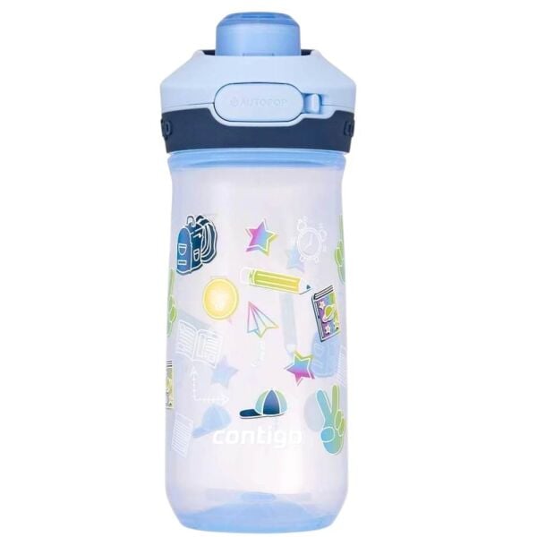 Contigo Jessie Tritan Autopop Kapaklı Çocuk Suluğu 420 ml Turkuaz