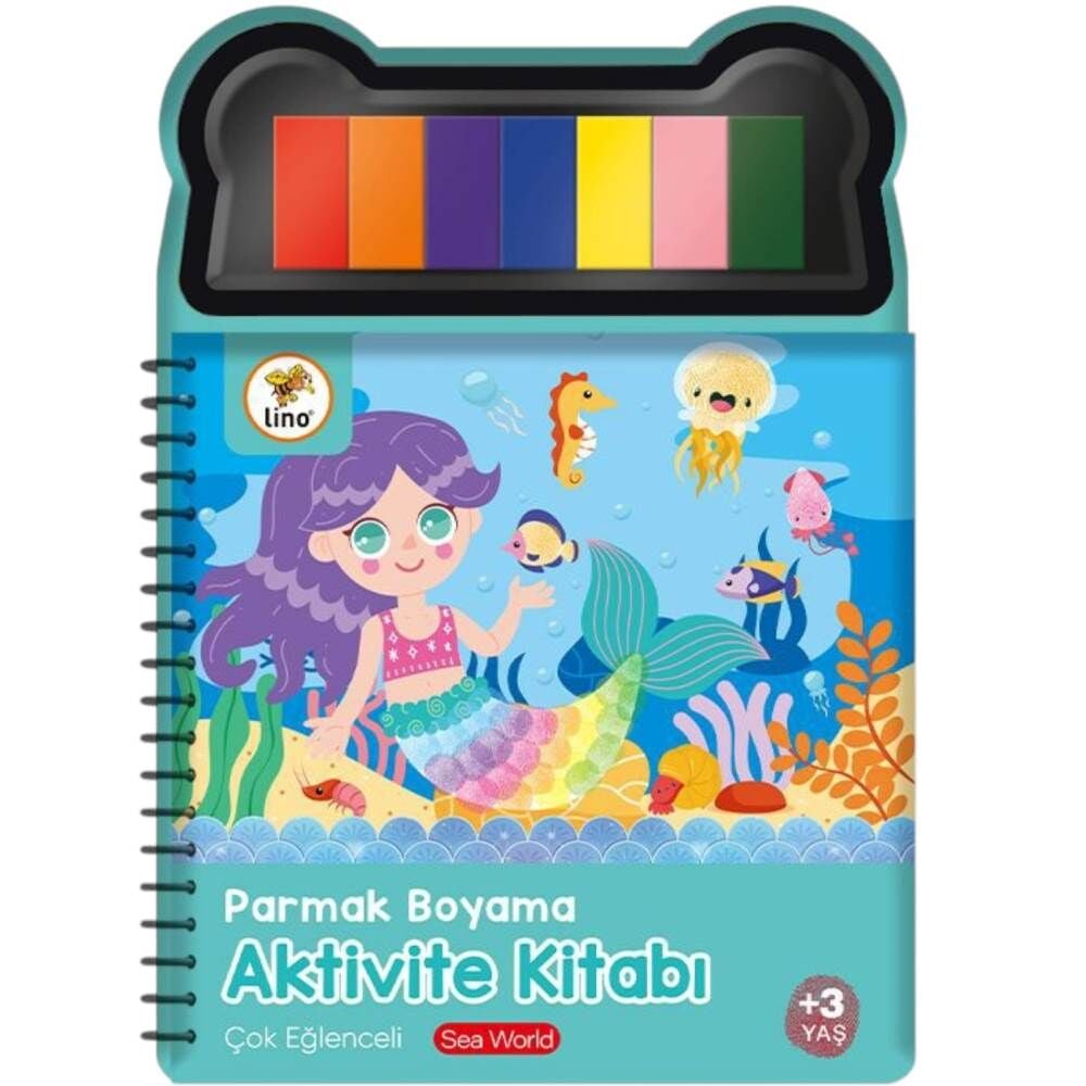 Lino LP-603 Parmak Boyama Kitabı Mermaid Deniz Kızı Temalı