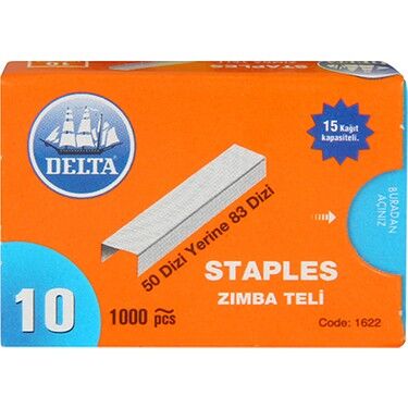 Delta Zımba Teli No:10 Gümüş 1000 li 1622
