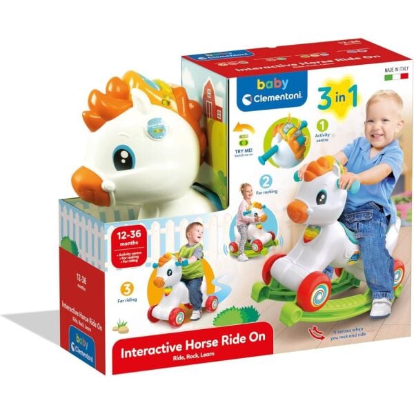 Baby Clementoni 3'ü 1 Arada İnteraktif At 17882