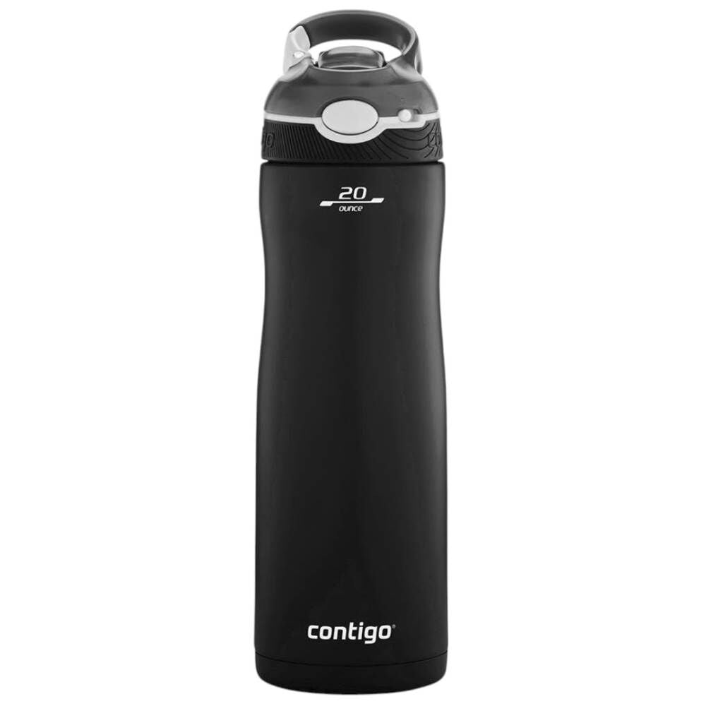 Contigo Ashland Chill Tek El Bas İç Çelik Matara 590ml Siyah