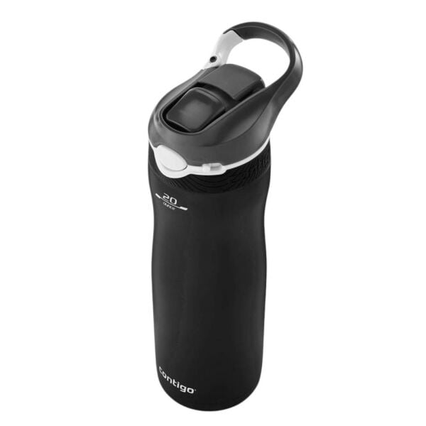 Contigo Ashland Chill Tek El Bas İç Çelik Matara 590ml Siyah