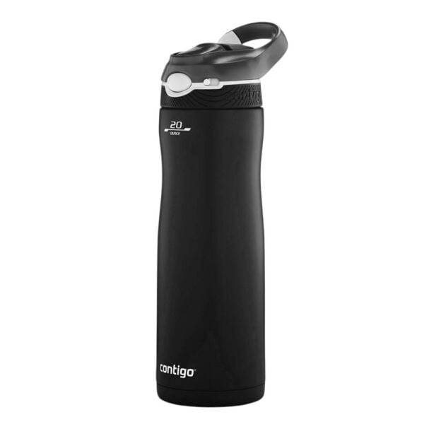 Contigo Ashland Chill Tek El Bas İç Çelik Matara 590ml Siyah