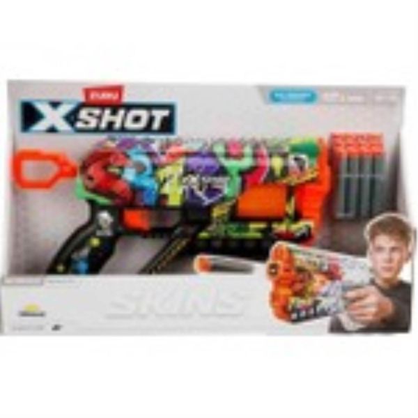 Sunman X-Shot Skins Flux Sonic The Hedgehog 8 Mermili Sünger Dart Atan Silah 21 cm 36561