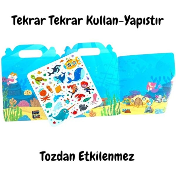 Lino LS-502 Tekrar Kullanılabilen İlk Sticker Ocean Animals