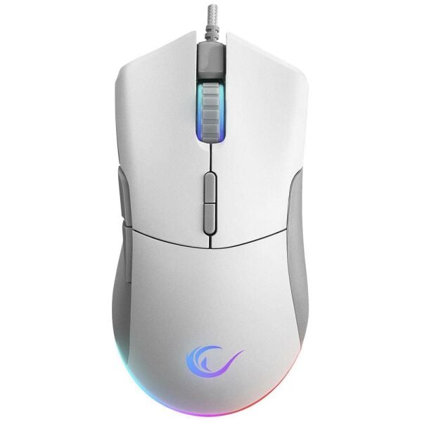 Rampage SMX-R21 COMPACT Usb Pembe-Gri RGB Işıklı+Macro 7200dpi - 1000hz Gaming Oyuncu Mouse