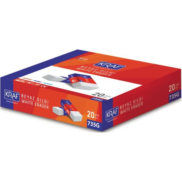 Kraf Silgi Beyaz 20 Li 735G