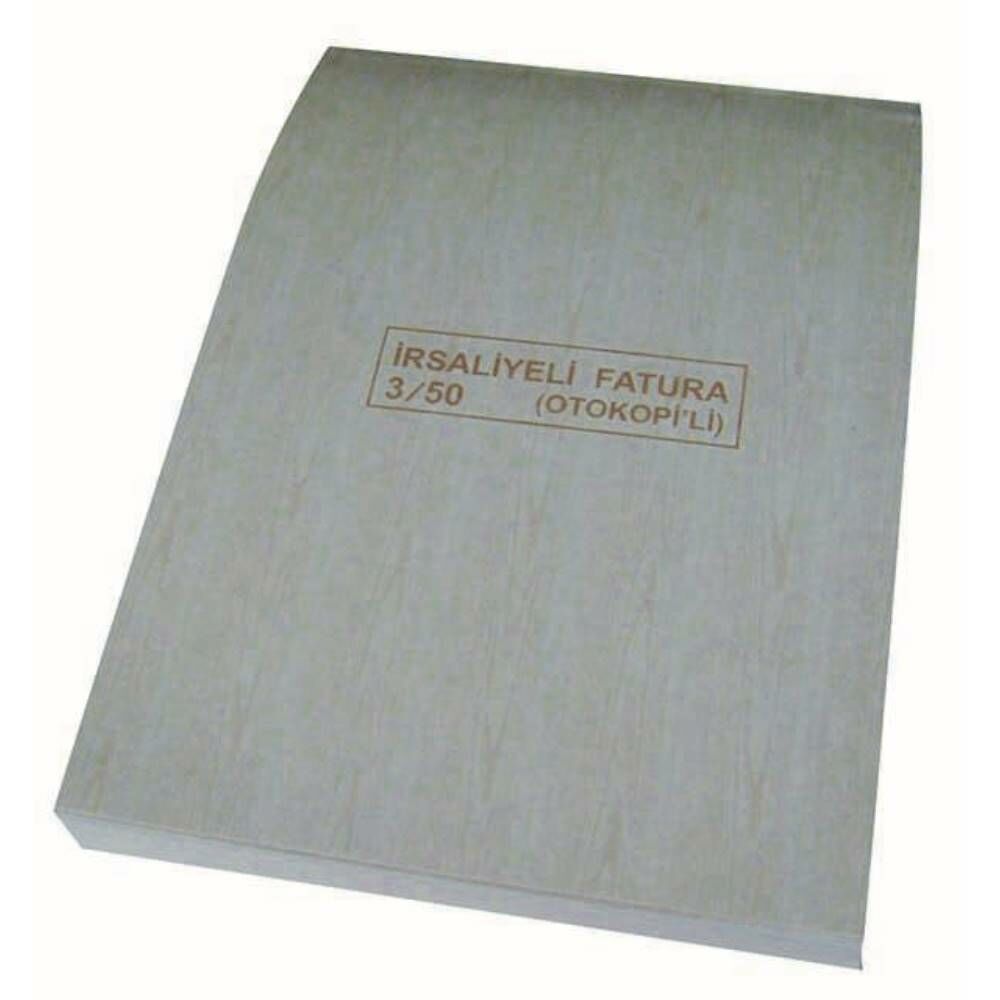 Dilman İrsaliyeli Fatura 3/50 4 Nüsha 4124