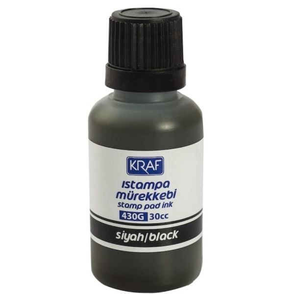 Kraf Istampa Mürekkebi 30Cc Siyah 430G