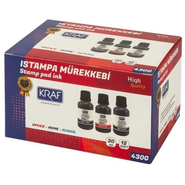 Kraf Istampa Mürekkebi 30Cc Siyah 430G
