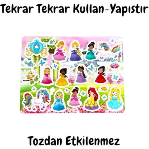 Lino LS-301 Tekrar Kullanılabilen Sticker Princess Garden