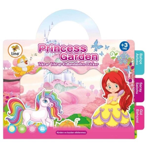 Lino LS-301 Tekrar Kullanılabilen Sticker Princess Garden
