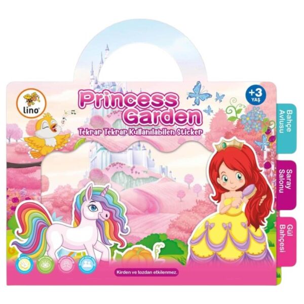 Lino LS-301 Tekrar Kullanılabilen Sticker Princess Garden