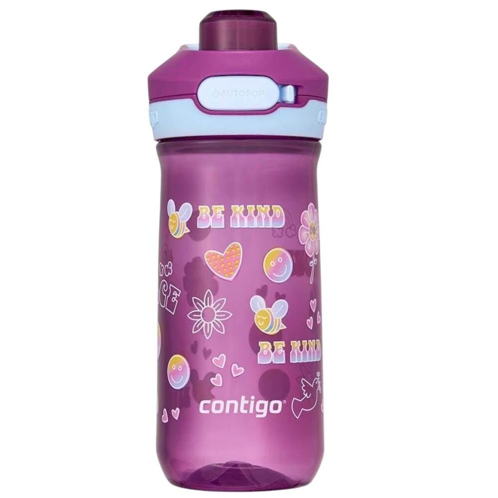 Contigo Jessie Tritan Autopop Kapaklı Çocuk Suluğu 420 ml Pembe