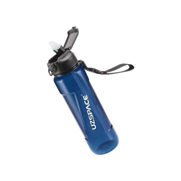 Uzspace Pipetli Tritan Matara 850 ml 6056 Mavi