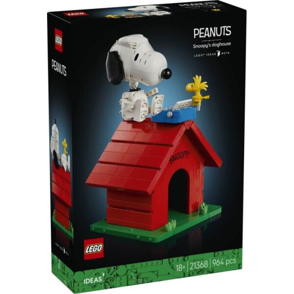 LEGO® Ideas Peanuts Snoopy'nin Köpek Kulübesi 21368