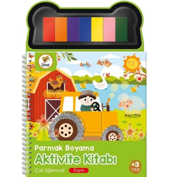 Lino LP-601 Parmak Boyama Aktivite Kitabı Çiftlik Temalı