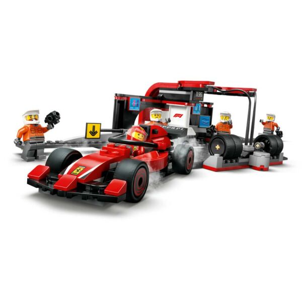 LEGO® City Ferrari Arabalı F1® Pit Stop ve Pit Ekibi 60443