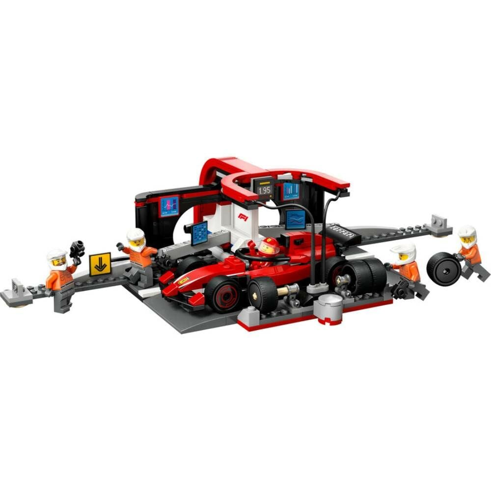 LEGO® City Ferrari Arabalı F1® Pit Stop ve Pit Ekibi 60443