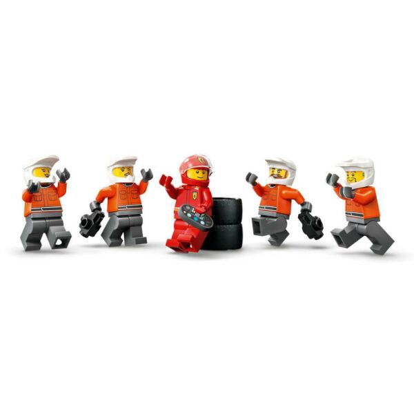 LEGO® City Ferrari Arabalı F1® Pit Stop ve Pit Ekibi 60443