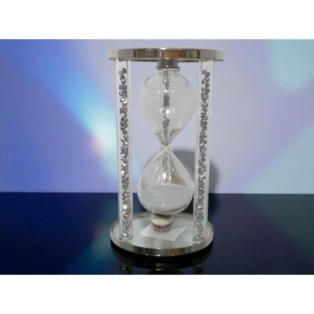 Kum Saati Cam Gümüş 4429