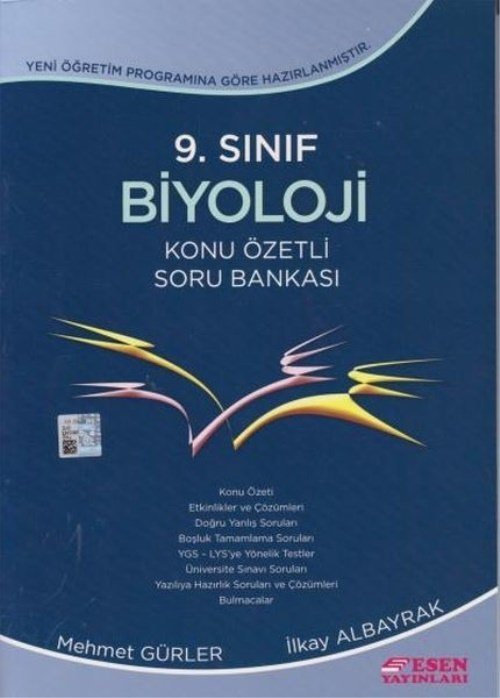 Esen 9.Sınıf Biyoloji Soru Bankası Konu Özetli