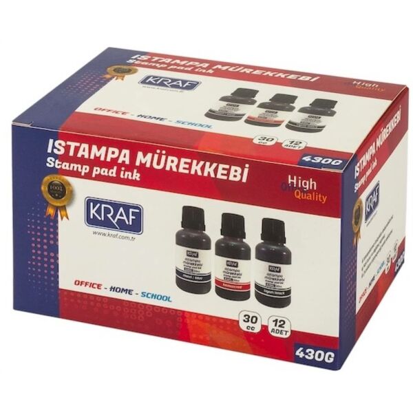 Kraf Istampa Mürekkebi 30Cc Kırmızı 430G
