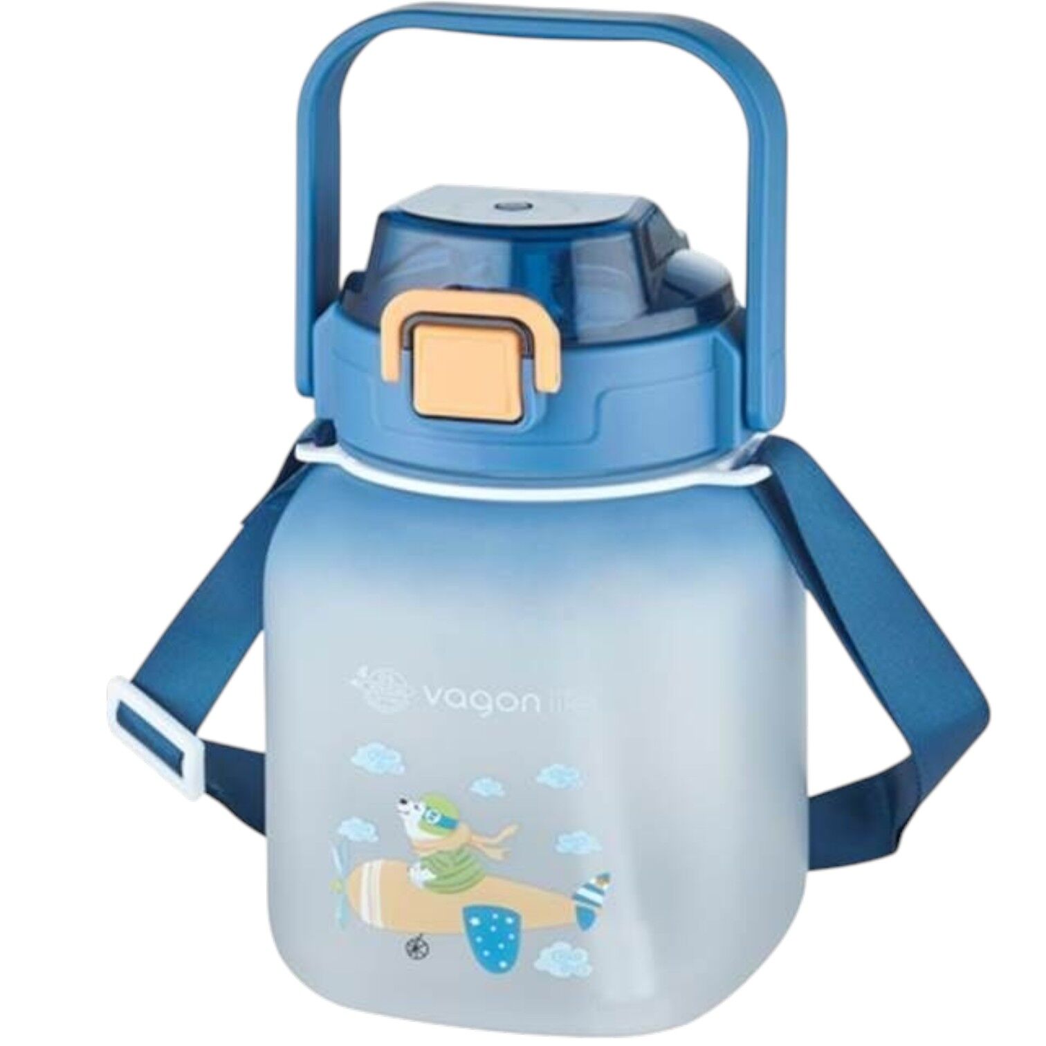 Vagonlife Soft Touch 1100 ml Tritan Matara VGN2275 Mavi