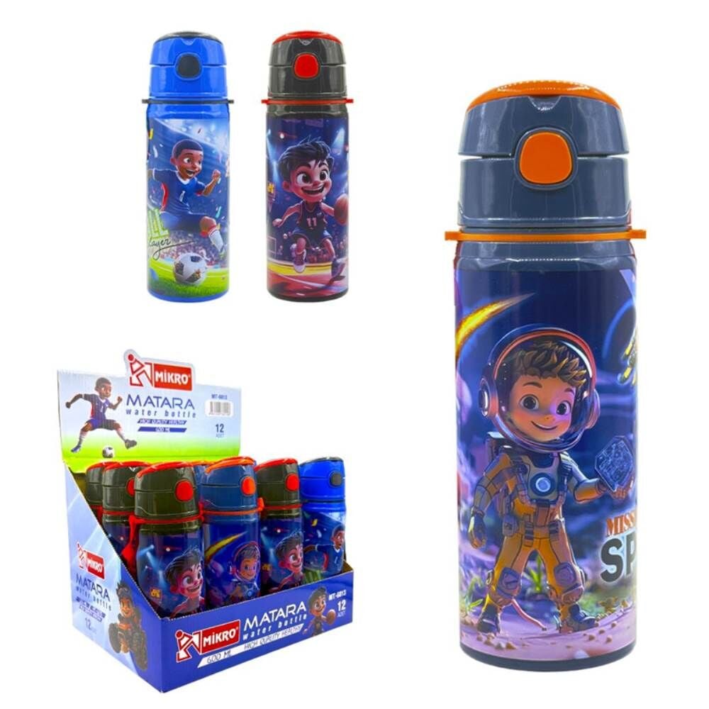 Mikro Resimli Alüminyum Matara 600 ml MT-6013