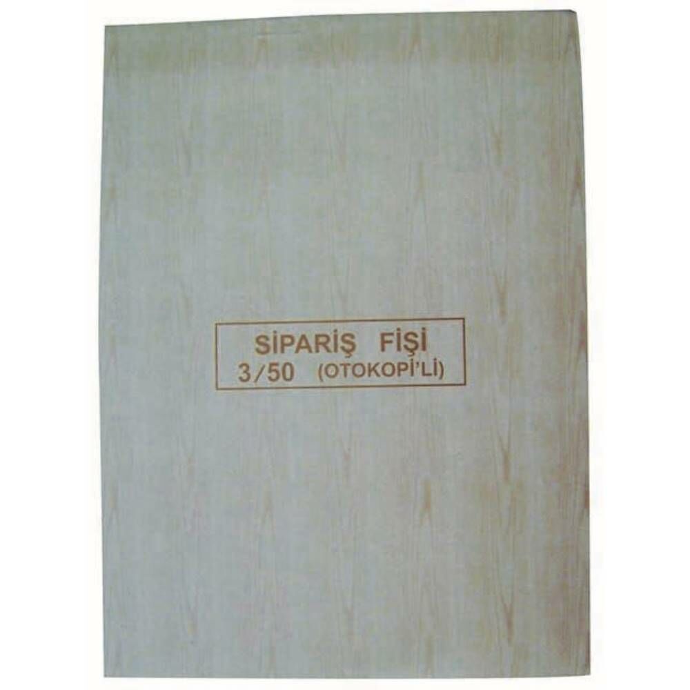 Dilman Sipariş Fişi 3/50 3 Nüsha