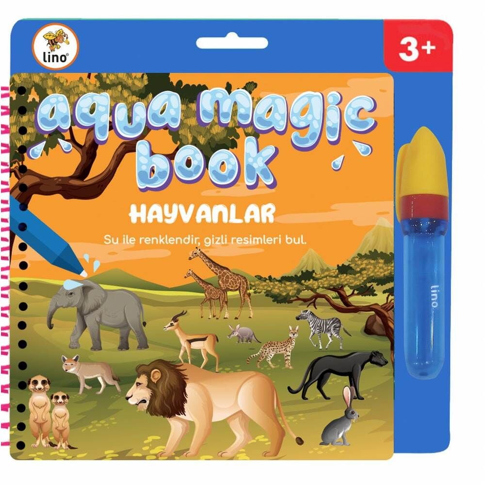 Lino TFL-1008 Aqua Magic Book Hayvanlar Sihirli Boyama Kitabı
