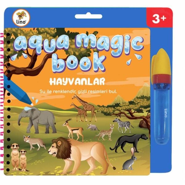 Lino TFL-1008 Aqua Magic Book Hayvanlar Sihirli Boyama Kitabı