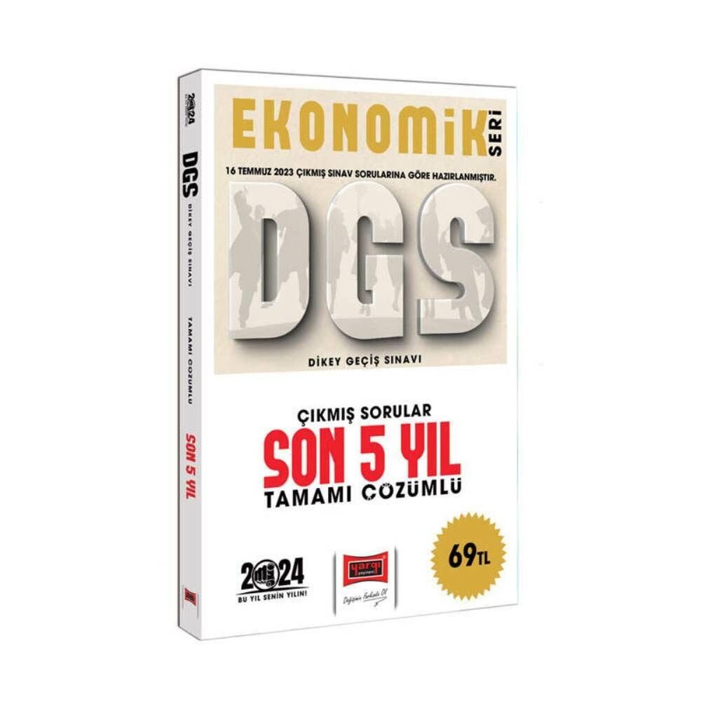 Yargı DGS 2024 Son 5 Yıl Çıkmış Sorular Ekonomik Seri