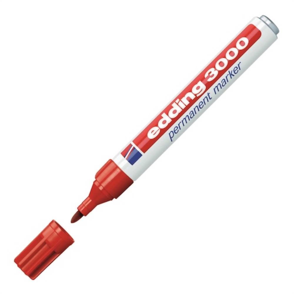 Eddıng Permanent Markör E-3000 Kırmızı