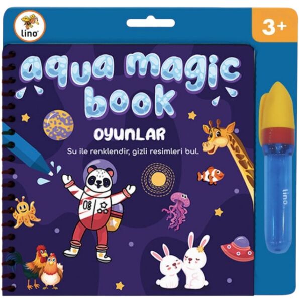 Lino TLF-1002 Aqua Magic Book Oyunlar Boyama Kitabı