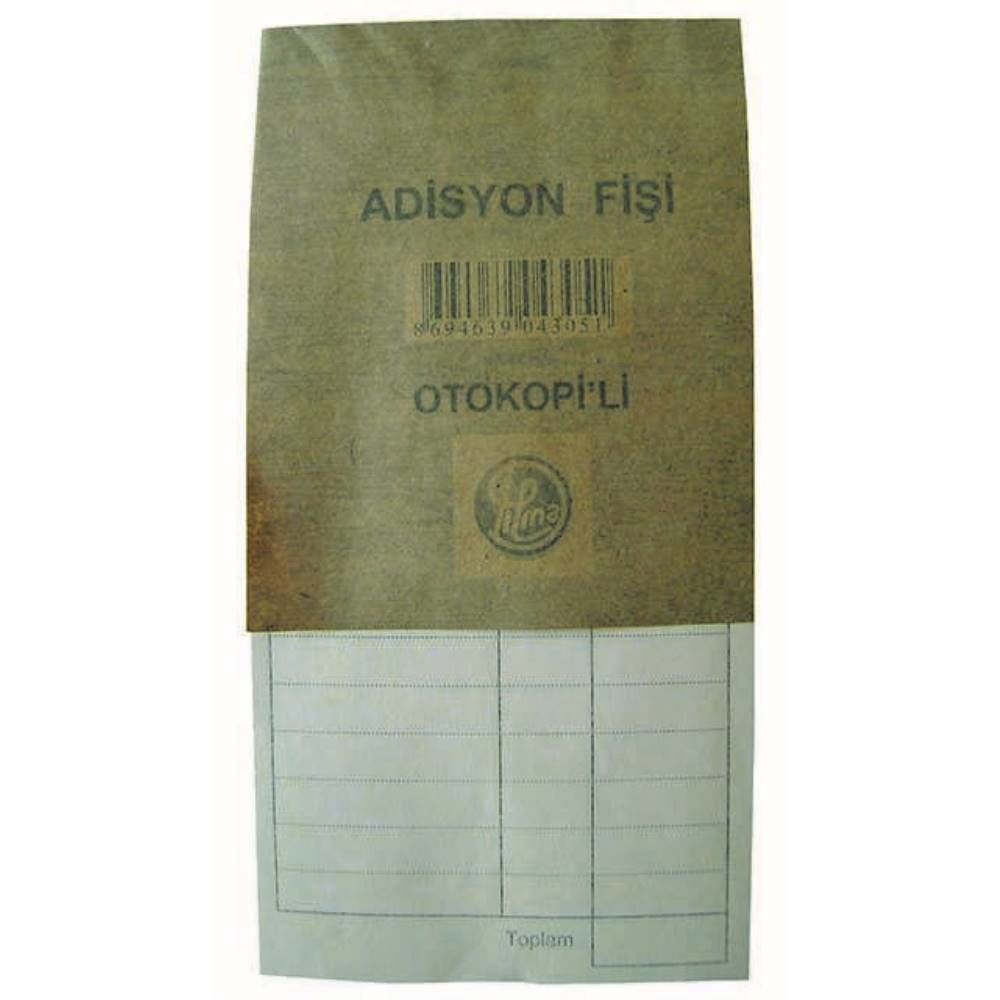 Dilman Adisyon Fişi Otokopili 8X16.5 4305