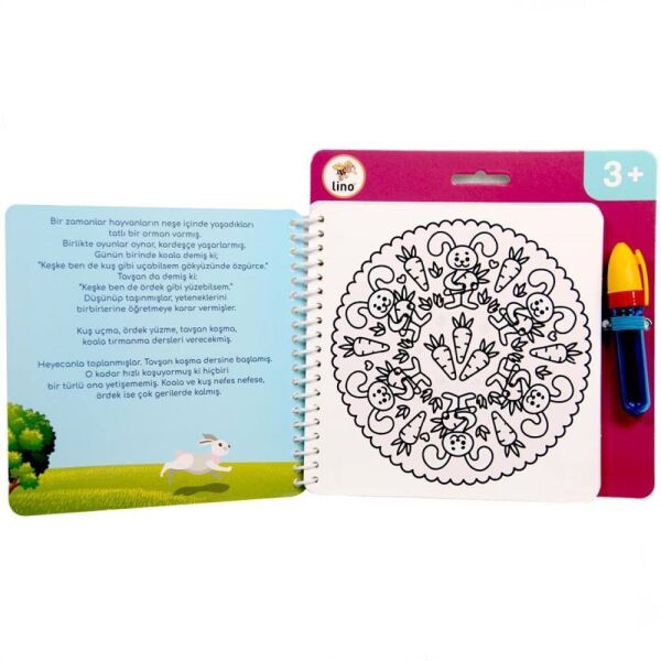 Lino TLF-1003 Aqua Magic Book Mandala Sihirli Boyama Kitabı