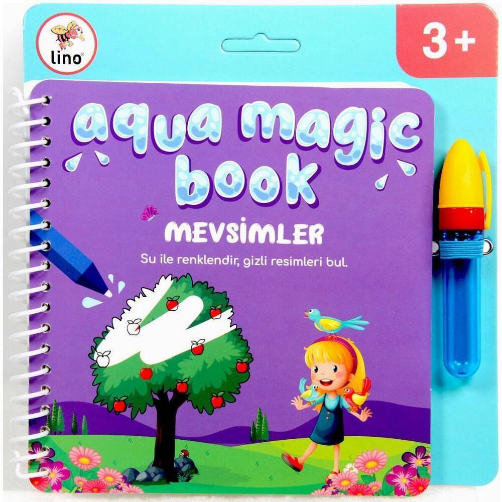 Lino TFL-1005 Aqua Magic Book Mevsimler Sihirli Boyama Kitabı
