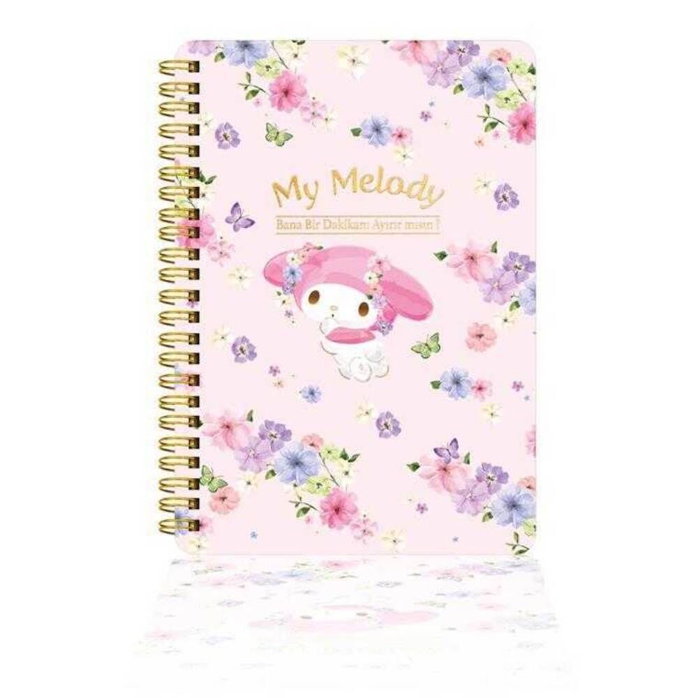 Victorias Journals Hello Kitty Kuromi 14x20 Sert Kapak Spiralli Günlük 524-1894