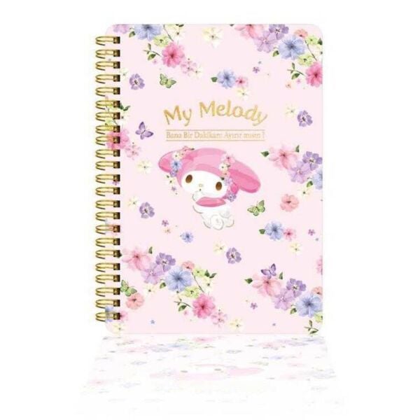 Victorias Journals Hello Kitty Kuromi 14x20 Sert Kapak Spiralli Günlük 524-1894
