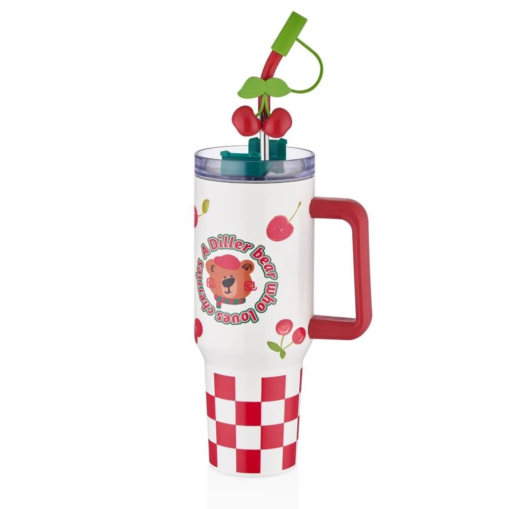 Diller 1200 ml Çelik Termos Matara D9221 Beyaz