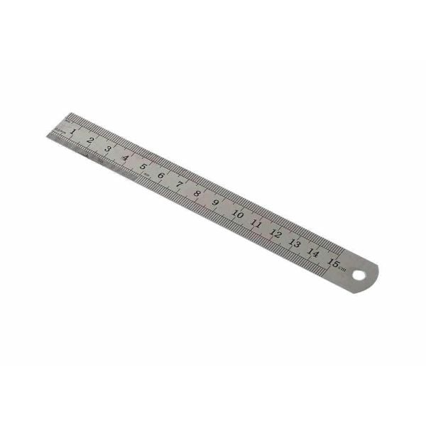 Kraf Çelik Cetvel 15 cm Inch Ölçülü 515G