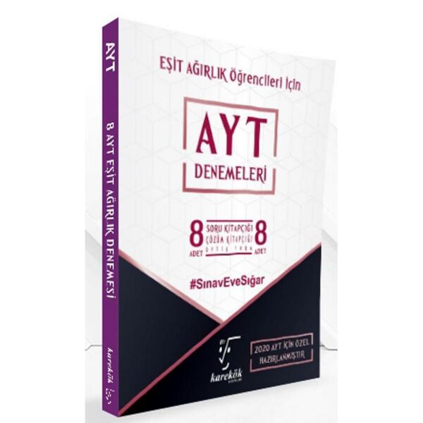 Karekök AYT Eşit Ağırlık 8 Deneme 1.Dönem