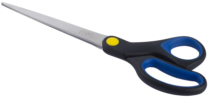 Kraf Büro Makası Kauçuk Saplı 21 cm 716G