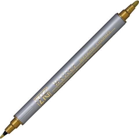 Zig Davetiye Kalemi Metalik Renk Yuvarlak Uç MS-8000/101 Altın