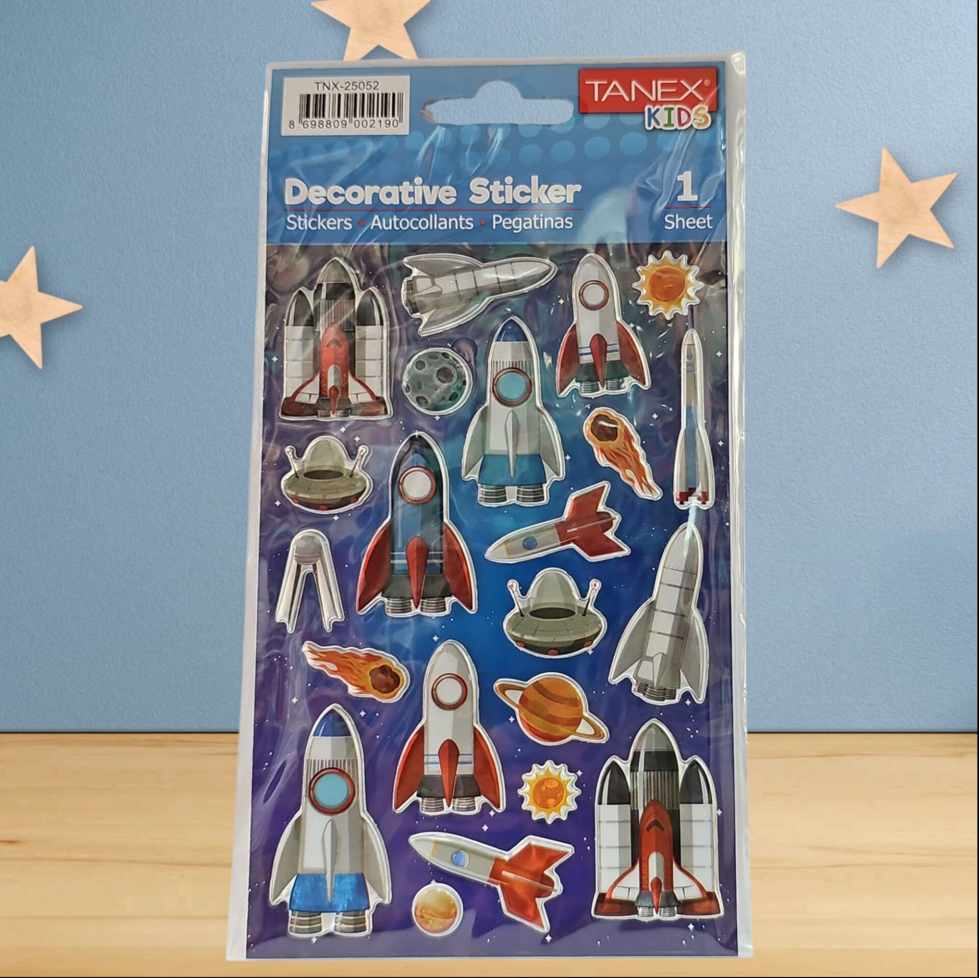 Tanex Sticker Uzay Roket Serisi 25052