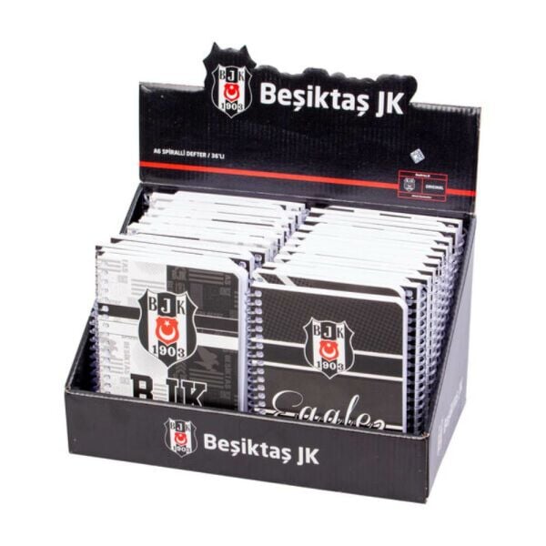 Beşiktaş A6 80 Yaprak Çizgili Spiralli Not Defteri 461949