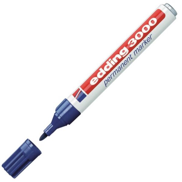 Eddıng Permanent Markör E-3000 Açık Mavi