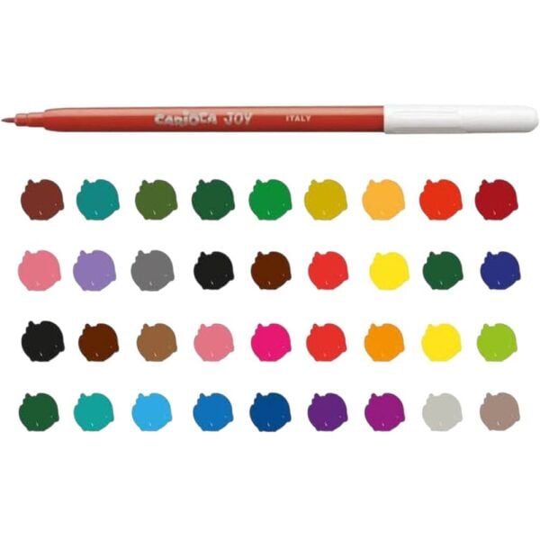 Carioca Joy 43176 Yıkanabilir Keçeli Kalem Kovalı 100 Renk